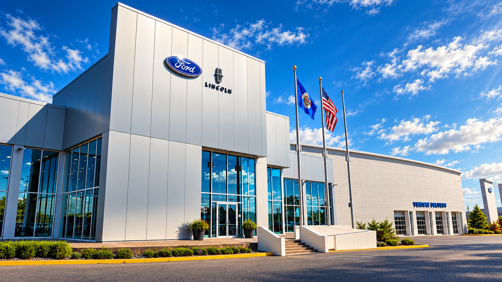 Mills Ford and Lincoln Brainerd dealership exterior